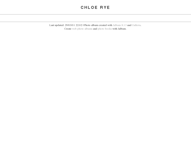 www.chloerye.com