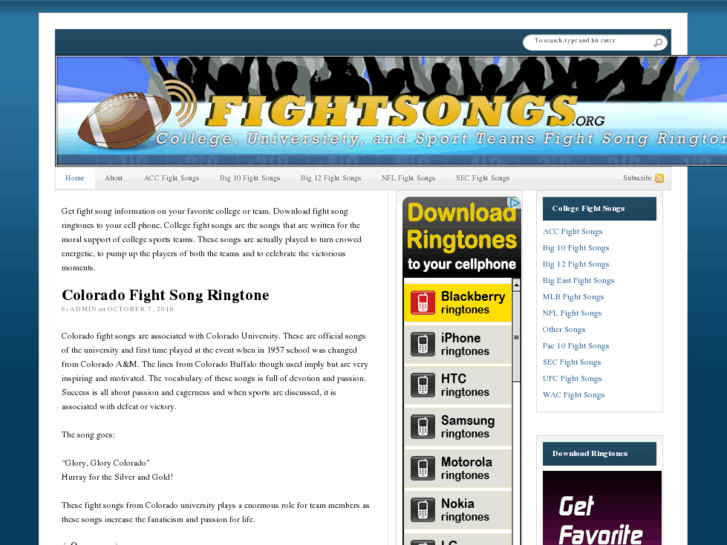 www.fightsongs.org