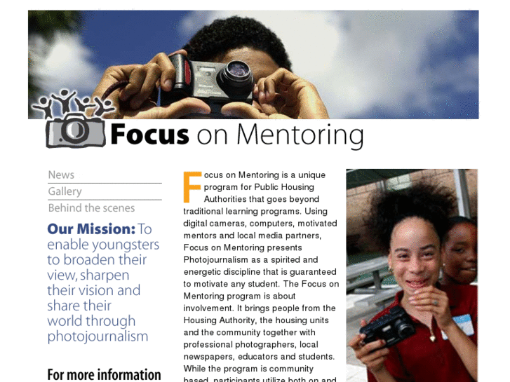 www.focusonmentoring.org