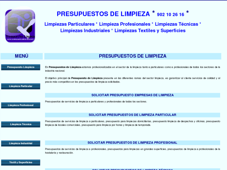 www.presupuestolimpieza.com