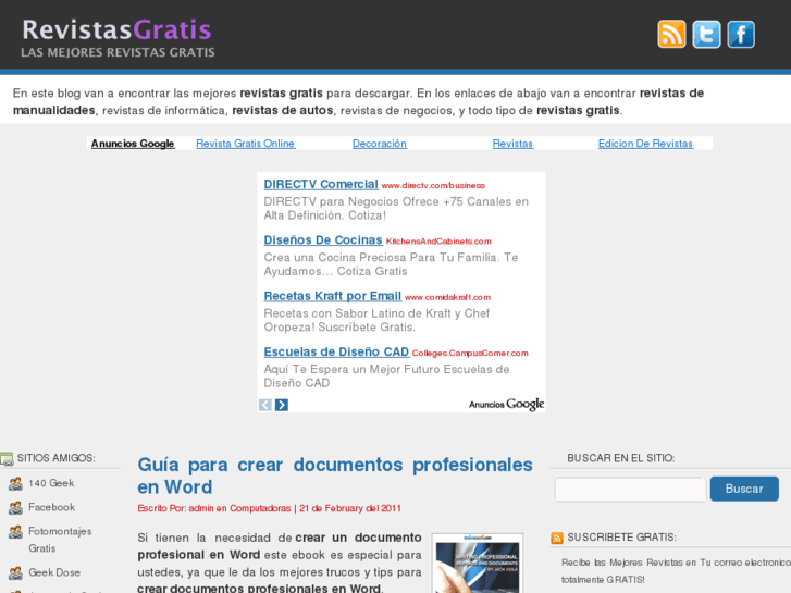 www.revistas-gratis.us