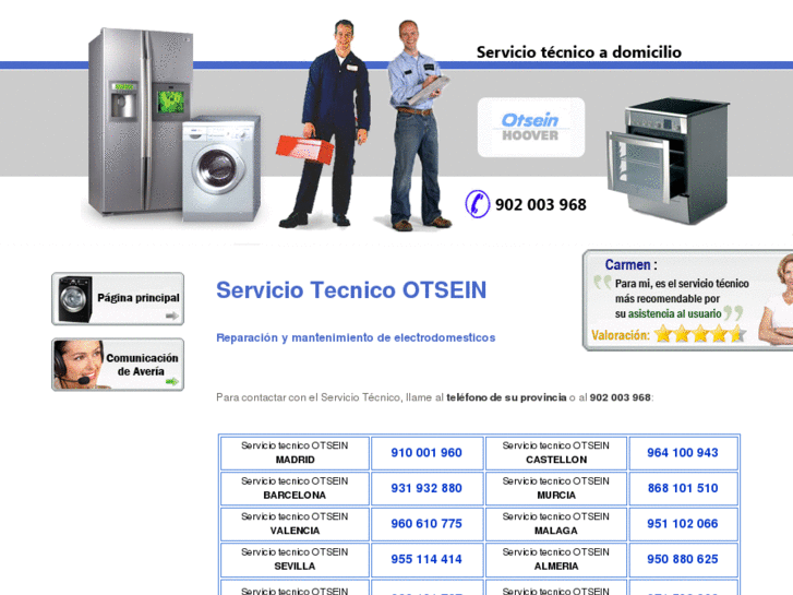 www.servicio-tecnicootsein.es