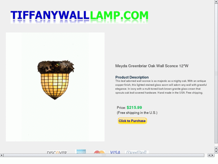 www.tiffanywalllamp.com