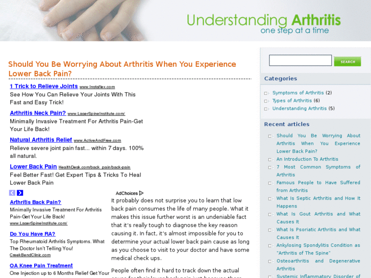 www.understandingarthritis.net