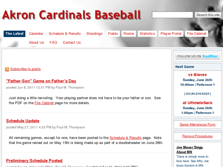 www.akroncardinals.com