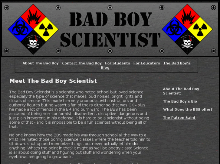 www.badboyscientist.com