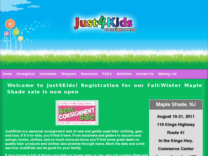 www.justforkidsconsignment.com