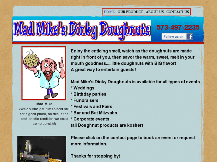 www.madmikesdinkydoughnuts.com