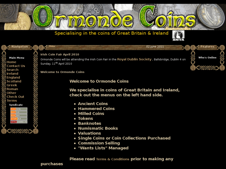 www.ormondecoins.com