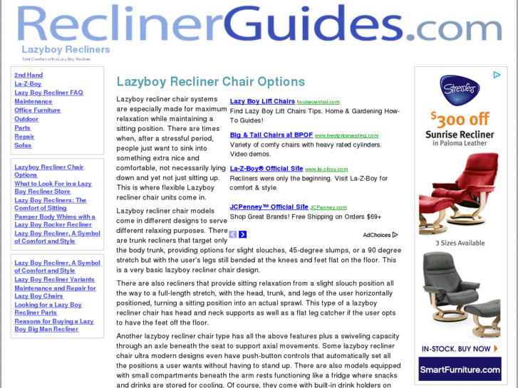 www.reclinerguides.com