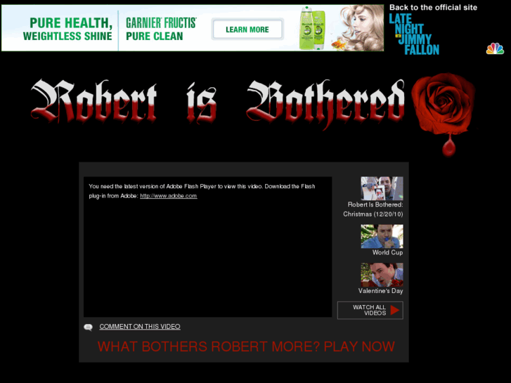 www.robertisbothered.com