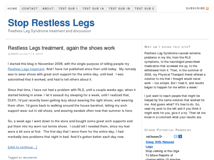 www.stoprestlesslegs.com