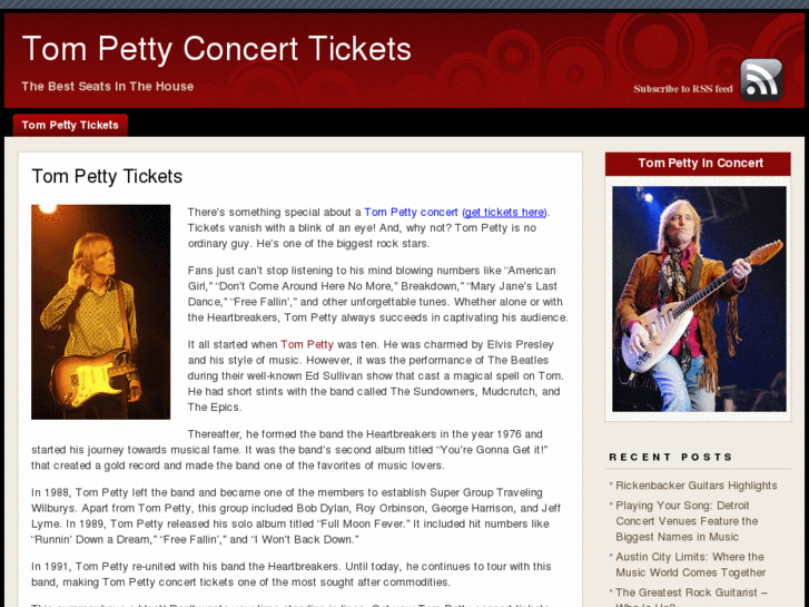 www.tompettyconcerttickets.org