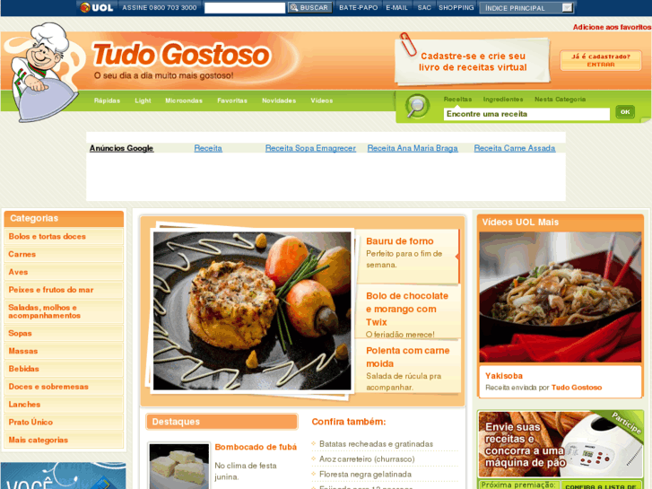 www.tudogostoso.com.br