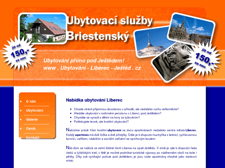 www.ubytovani-liberec-jested.cz