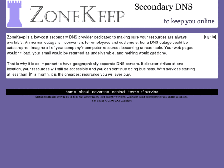 www.zonekeep.net