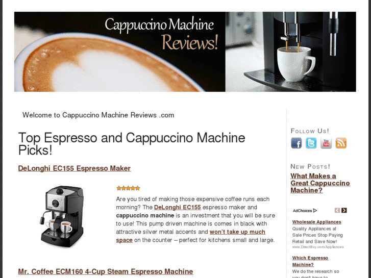 www.cappuccinomachinereviews.com