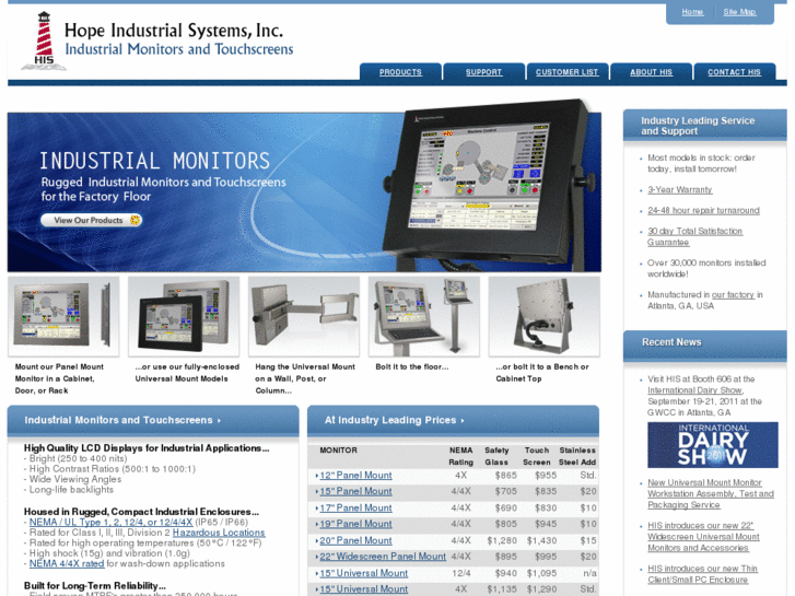 www.hopeindustrialsystem.net