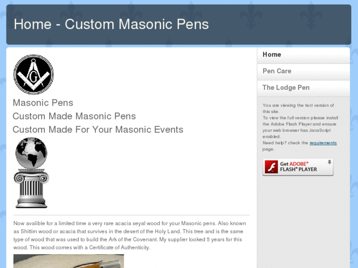 www.masonicpens.net