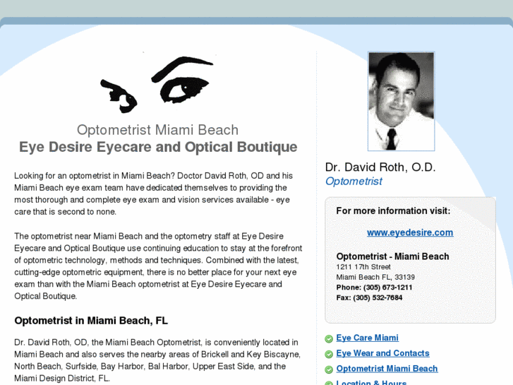 www.optometristmiamibeach.com