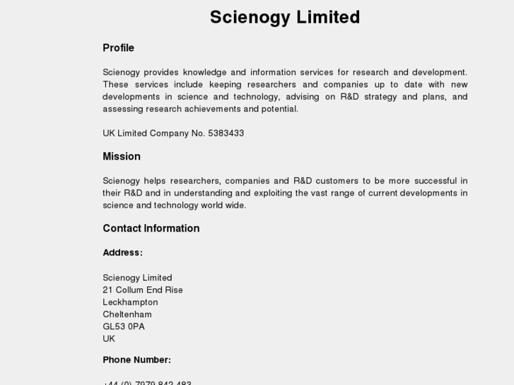 www.scienogy.org