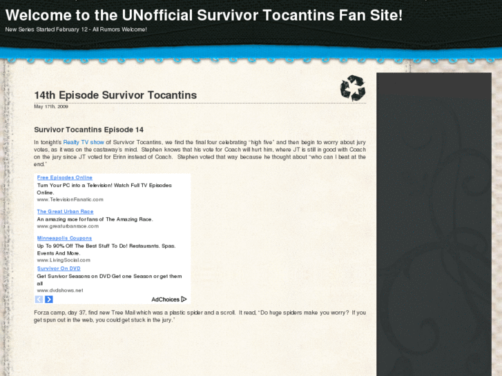 www.survivortocantinsfan.com