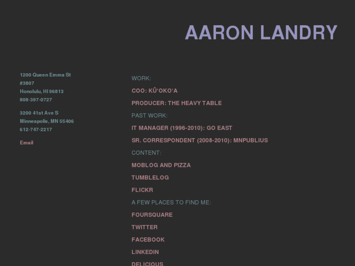 www.aaronlandry.com