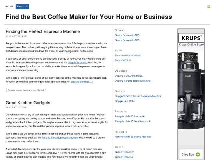 www.findcoffeemaker.com