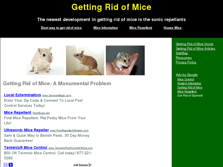 www.gettingridofmice.org