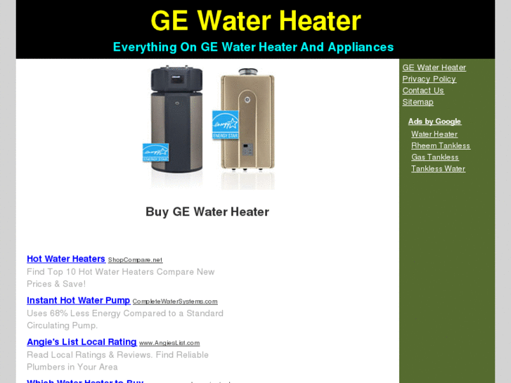 www.gewaterheater.net