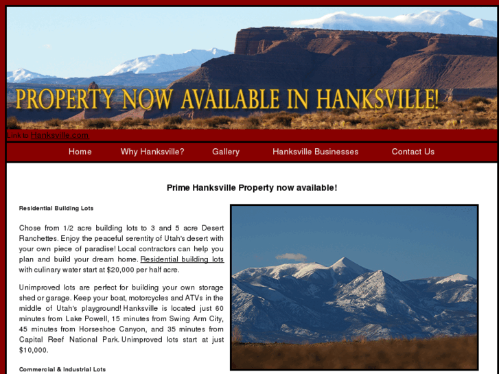 www.hanksvilleproperties.com