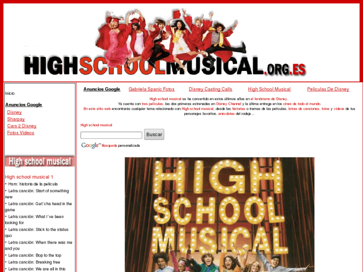 www.highschoolmusical.org.es