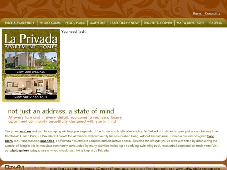 www.laprivadaapartments.com