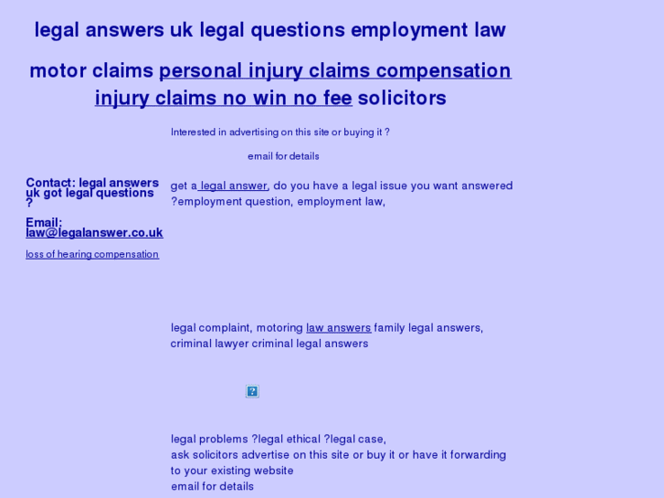 www.legalanswer.co.uk