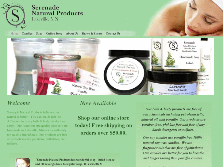 www.serenadeproducts.com