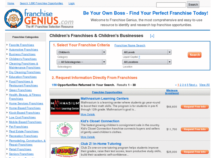 www.bestchildrensfranchises.com