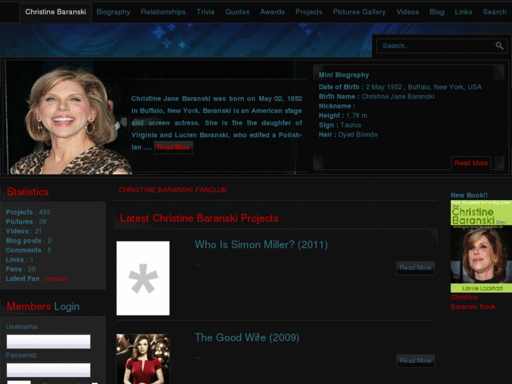 www.christinebaranski.com