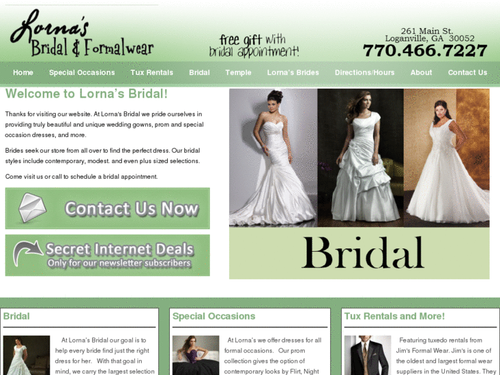 www.lornasbridal.com