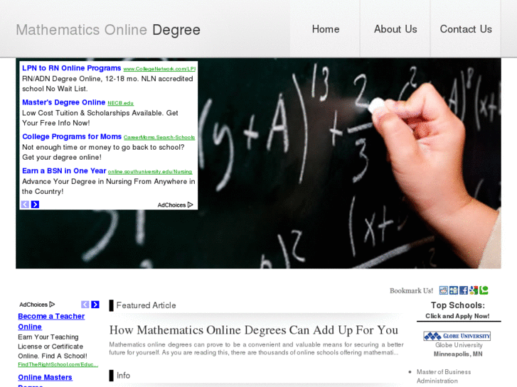 www.mathematicsonlinedegree.com