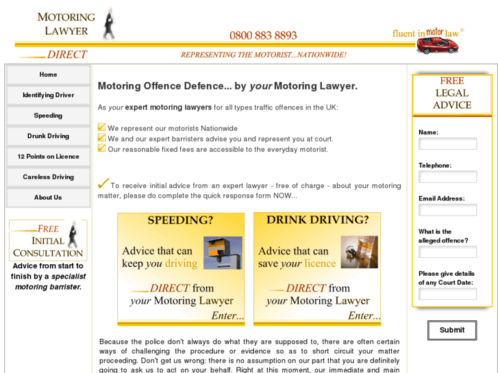 www.motoringlawyerdirect.co.uk