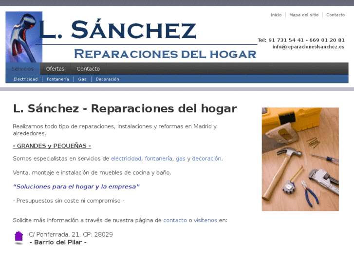 www.reparacioneslsanchez.es