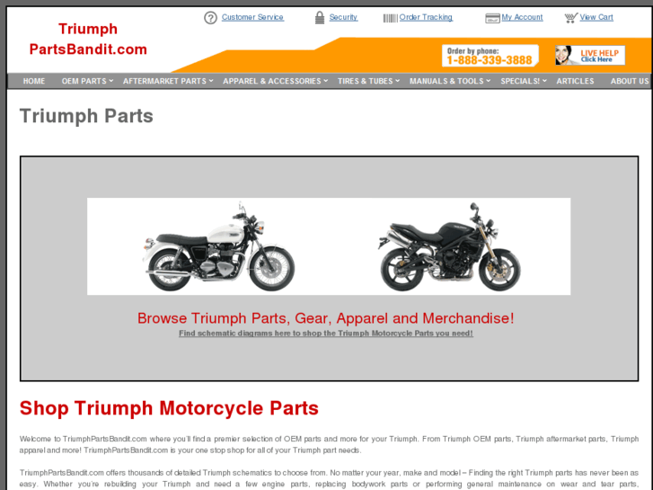 www.triumphpartsbandit.com