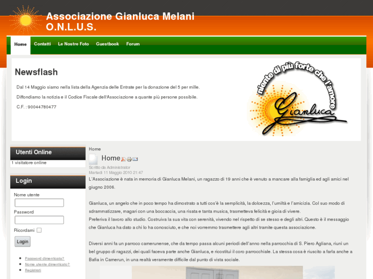 www.associazionegianlucamelani.org