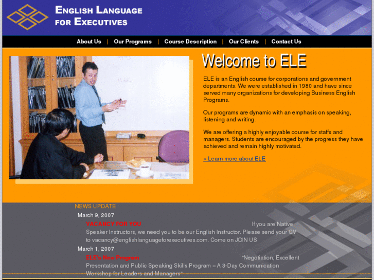 www.englishlanguageforexecutives.com