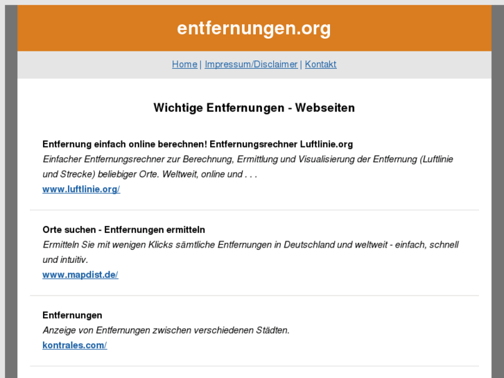 www.entfernungen.org