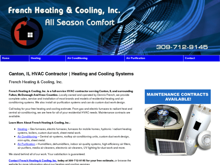 www.frenchheatingandcooling.com