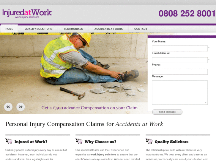 www.injuredatwork.co.uk