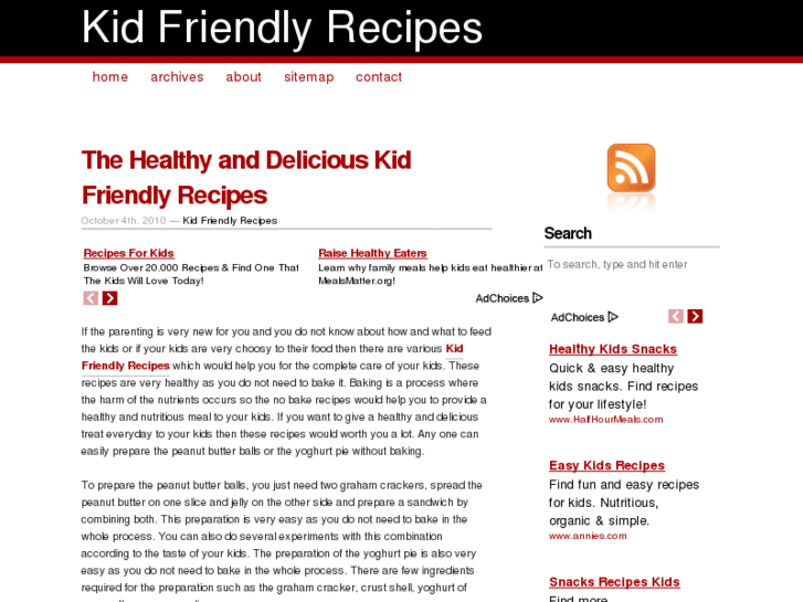 www.kidfriendlyrecipes.org