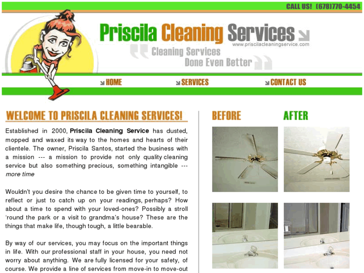 www.priscilacleaningservice.com