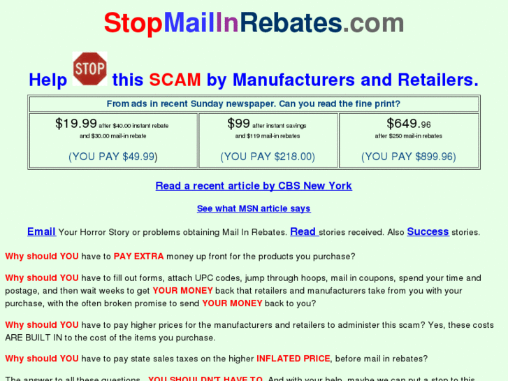 www.stopmailinrebates.com